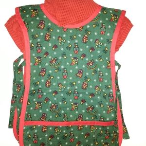 Child's Christmas smock apron